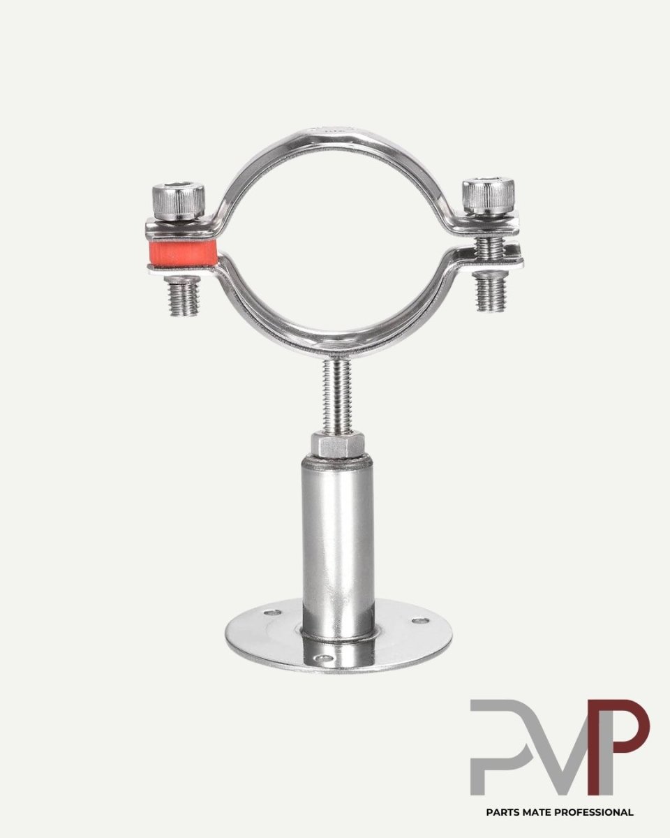 ที่รองรับท่อแบบกลมเชื่อมเพลทปรับระดับได้