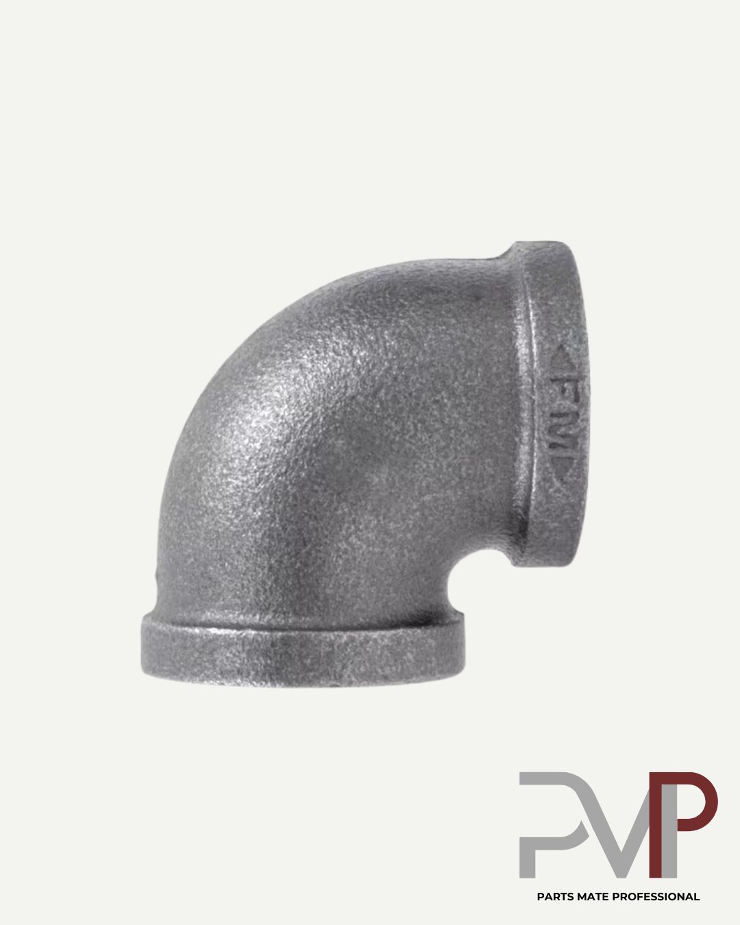 ข้องอ 90° เกลียวสตีมดำ