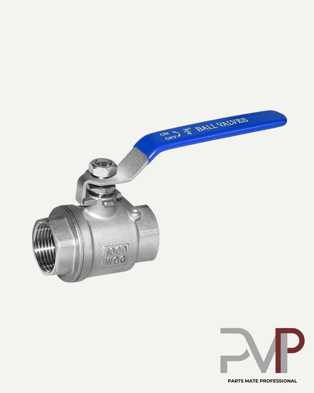 บอลวาล์ว 2 ชิ้น เกลียวสแตนเลส