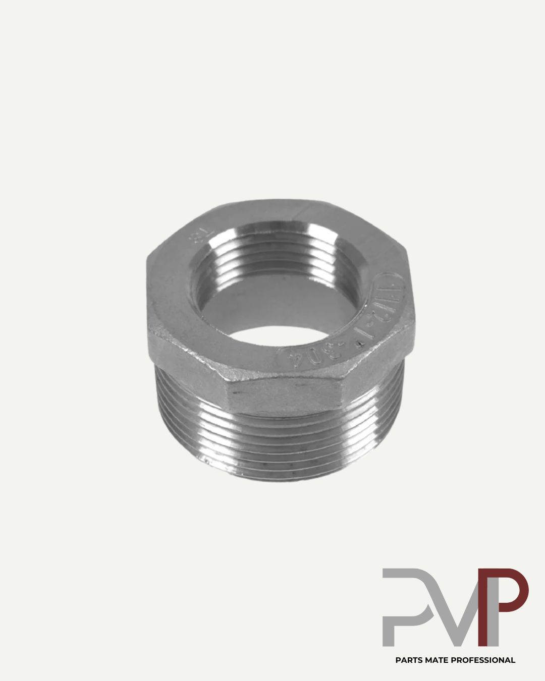 ข้อลดเหลี่ยมเกลียวสแตนเลส