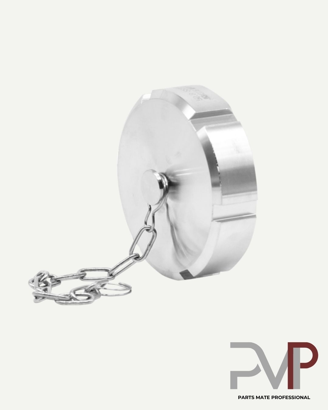 นัตแบบปิดพร้อมโซ่สแตนเลส  (SANITARY BLANK NUT WITH CHAIN , BLANK NUT FOOD GRADE)